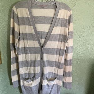 Gap Striped Boyfriend Cardigan Women’s Small